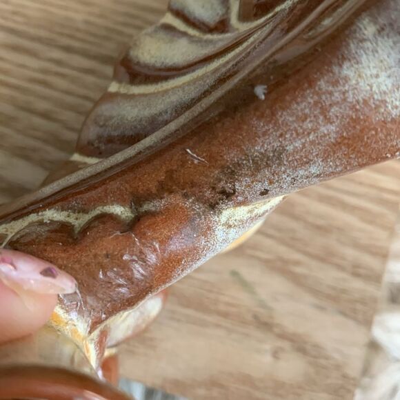 Vintage Frankoma Pottery 304 Candleholders *Note Not A Matching Pair - Picture 15 of 17